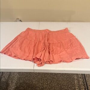 HYFVE Coral Ruffle High Waist Shorts